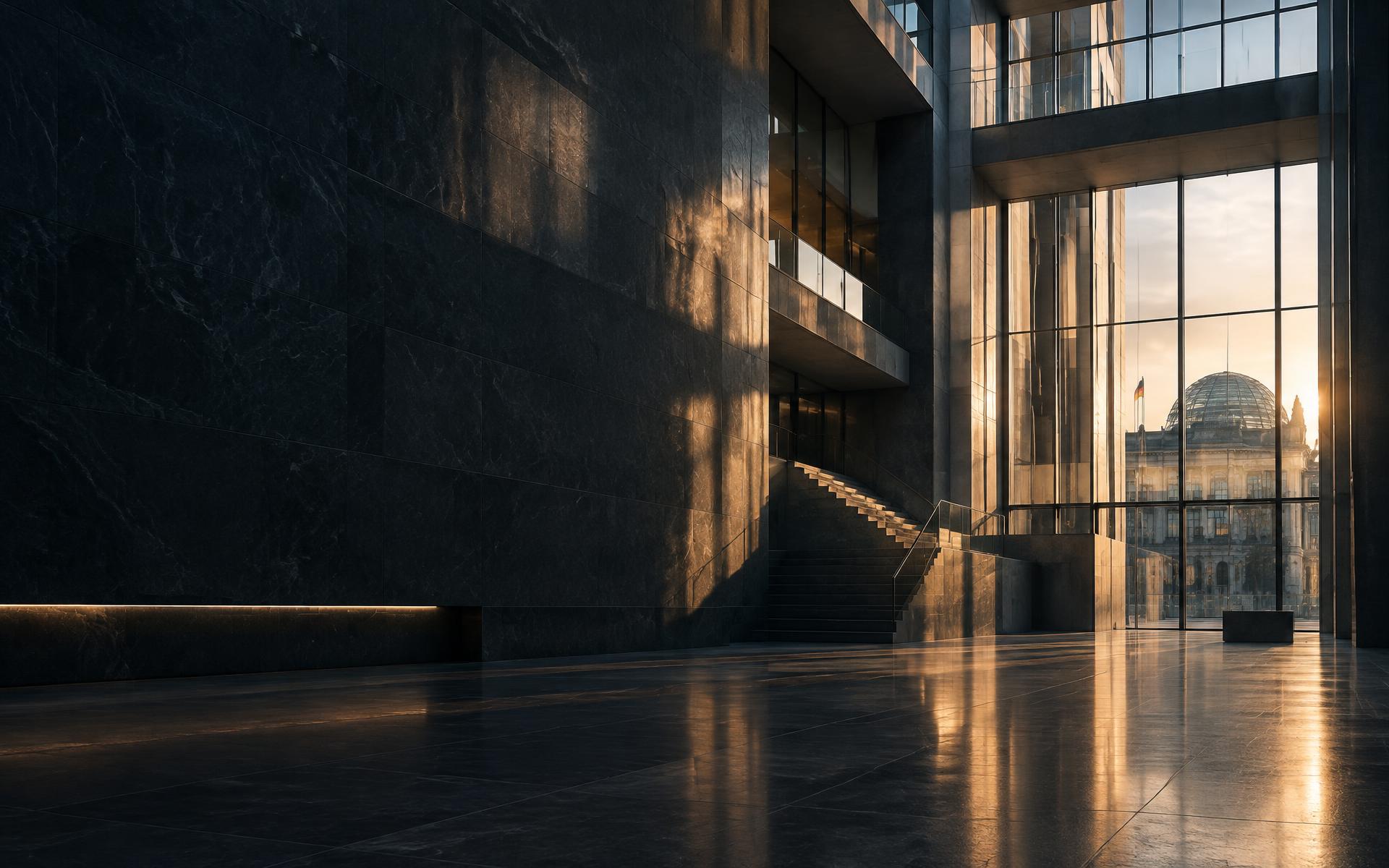 Moderne Architektur im Berliner Regierungsviertel